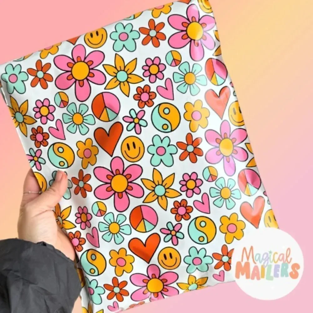 Poly Mailers 35 poly mailers 35 stickers different sizes